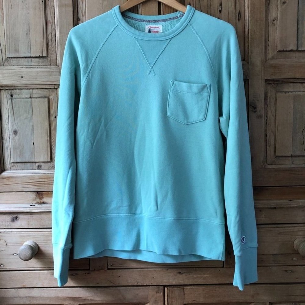 Men's Champion Sportswear + Todd Snyder Medium Seafoam Green Sweater